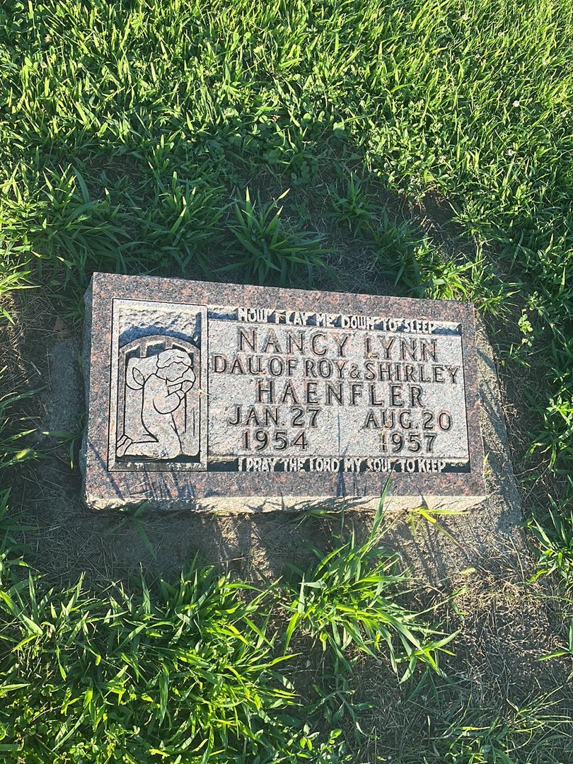 Nancy Lynn Haenfler's grave. Photo 1