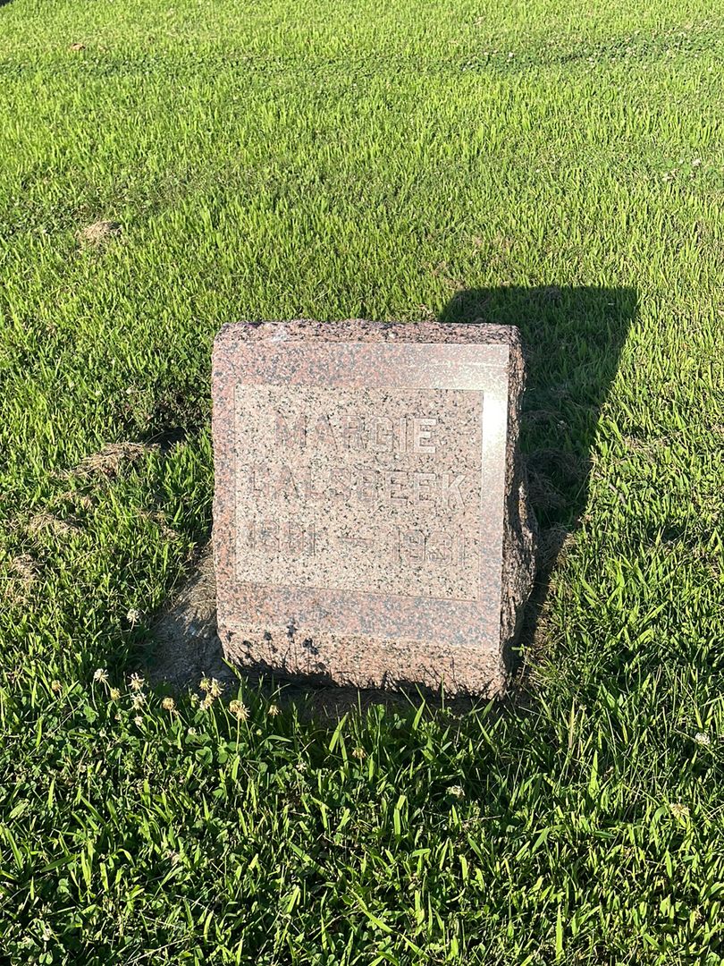 Margie Calsbeek's grave. Photo 1