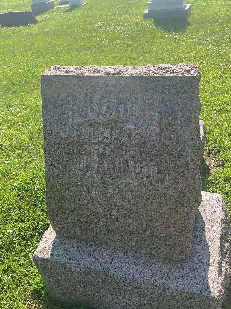 Hendrieka A. Galman's grave. Photo 1