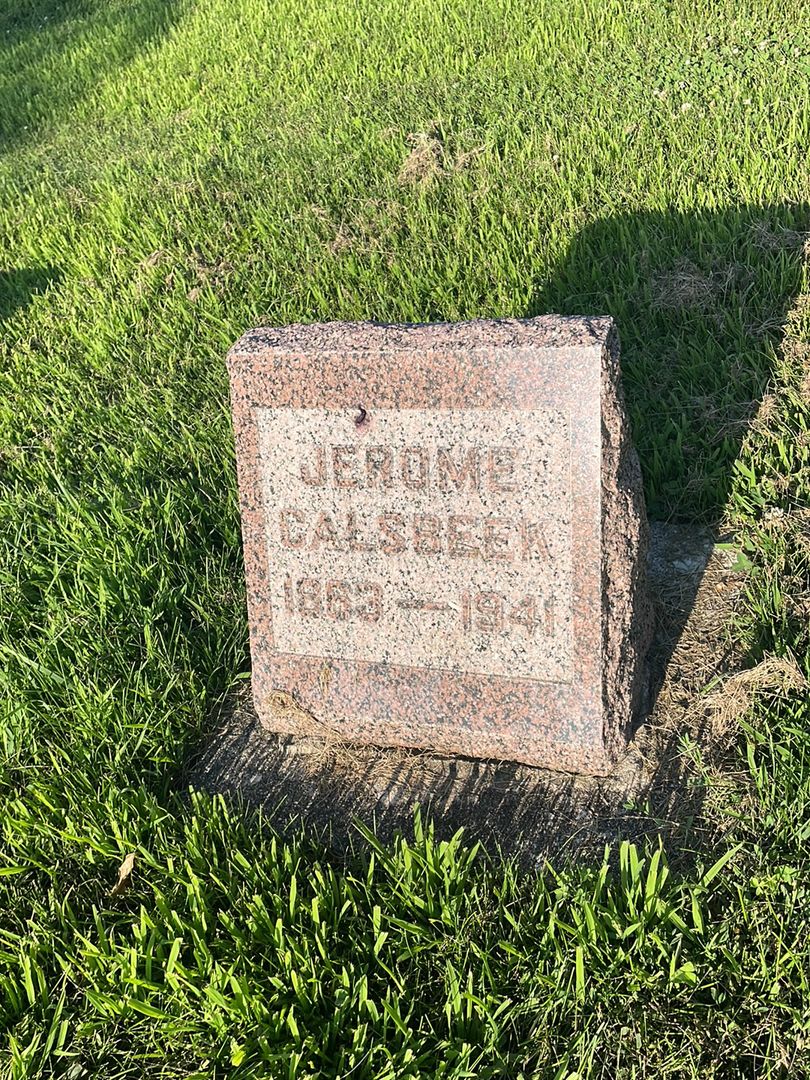 Jerome Calsbeek's grave. Photo 1