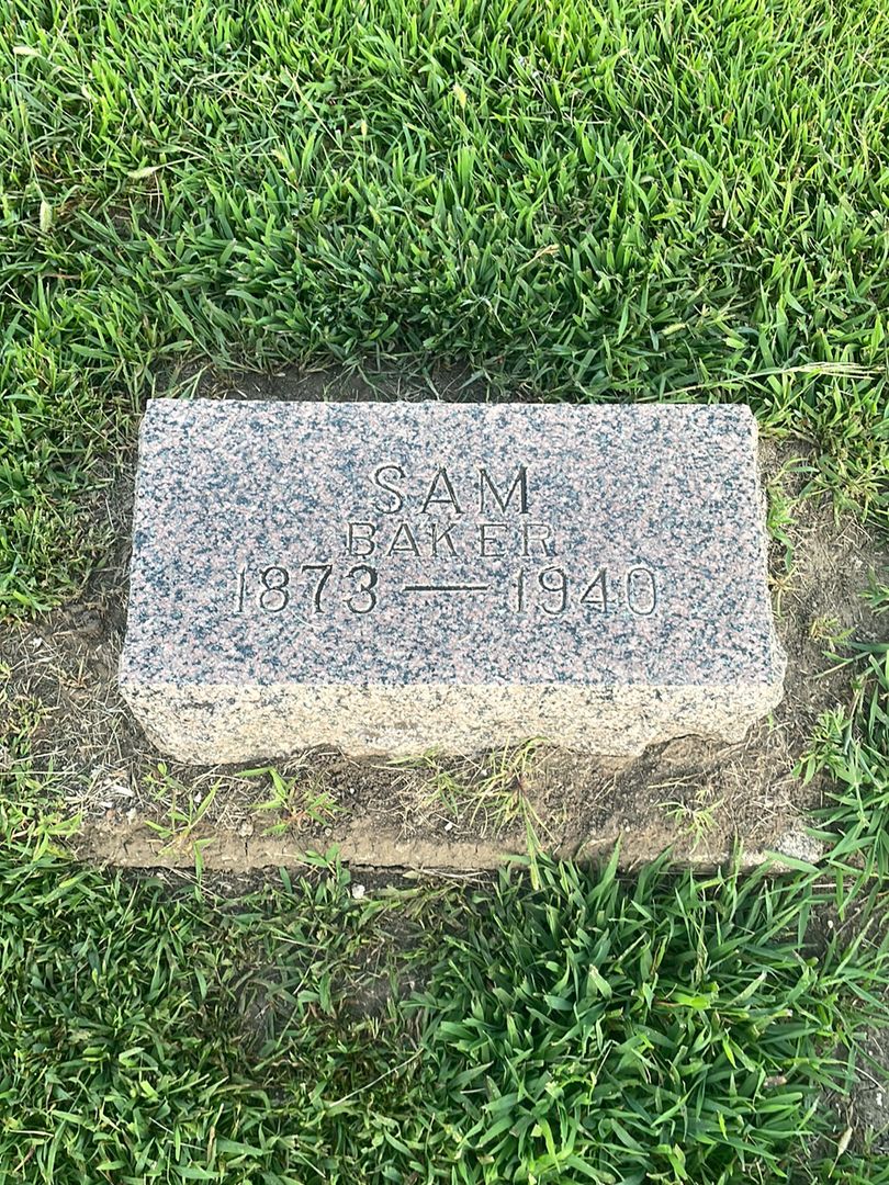 Sam Bakker's grave. Photo 1