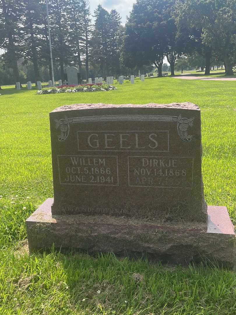 Willem Geels's grave. Photo 1