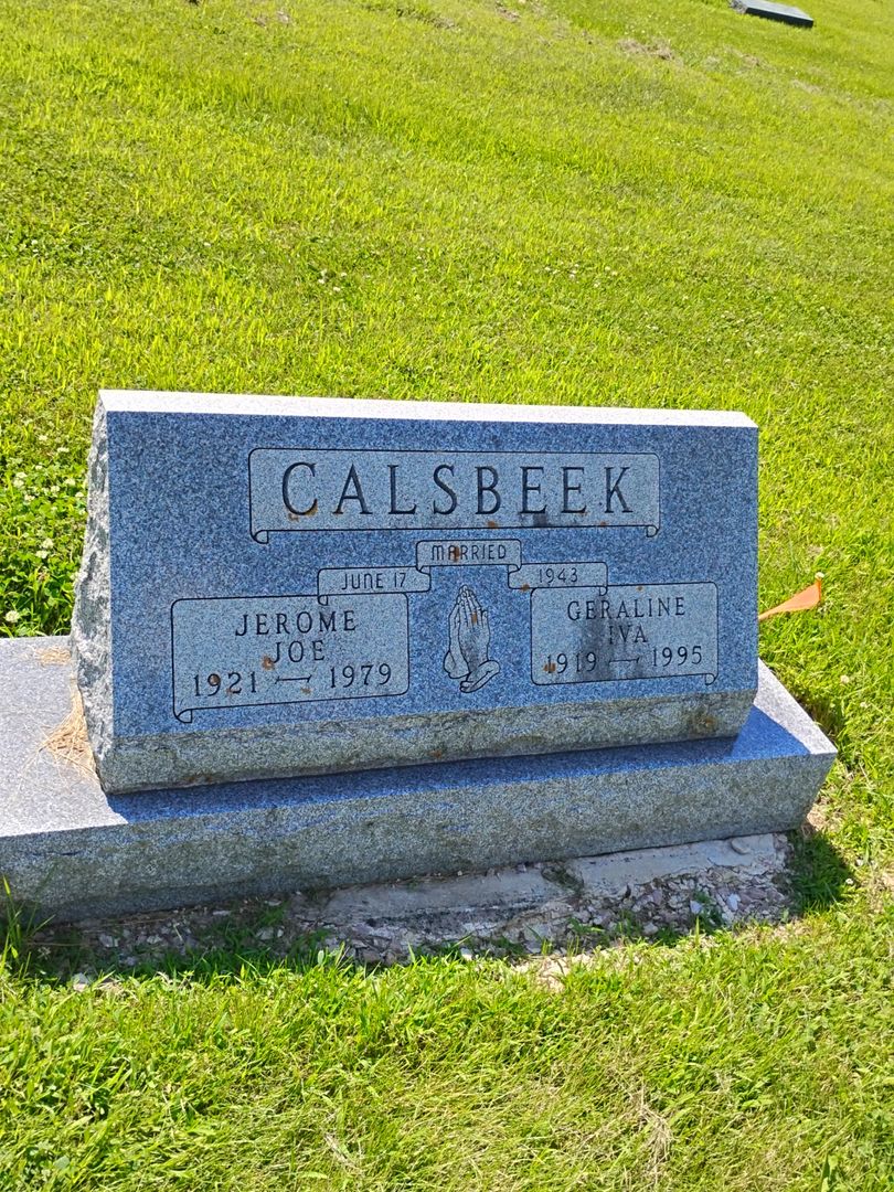Geraline "Iva" Calsbeek's grave. Photo 1