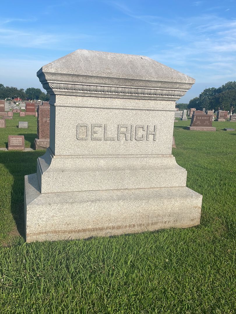 William Oelrich's grave. Photo 1