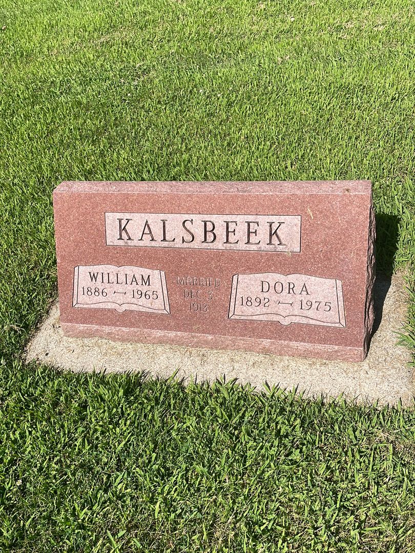 William Kalsbeek's grave. Photo 1