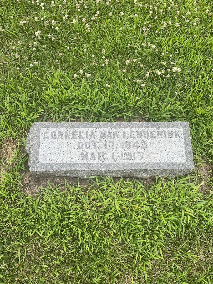 Cornelia Mak Lenderink's grave. Photo 1