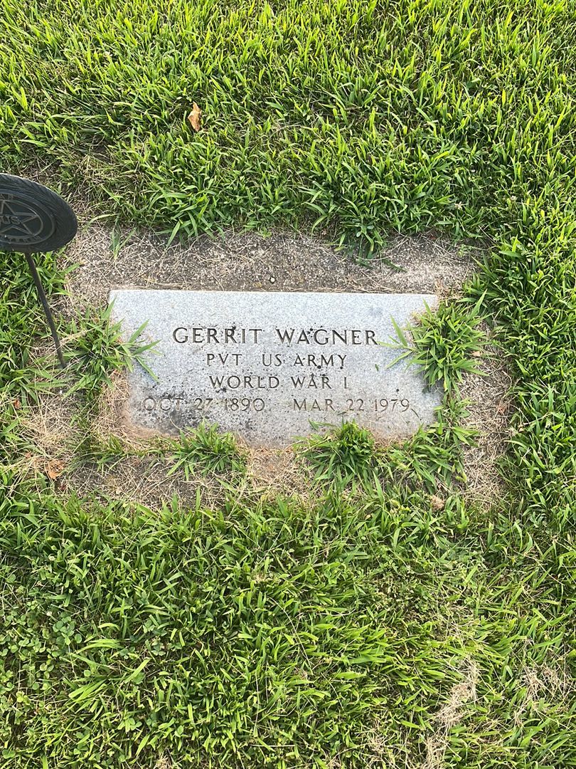 Gerrit Wagner's grave. Photo 1