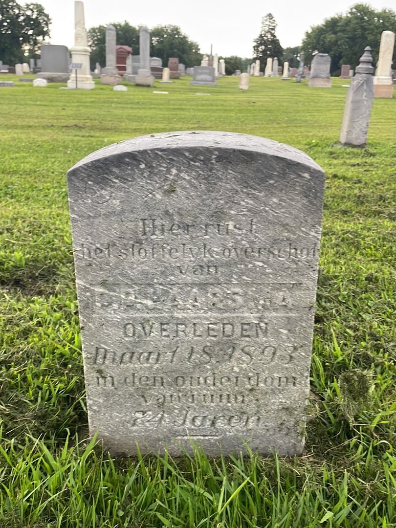 P.P. Haarsma's grave. Photo 1