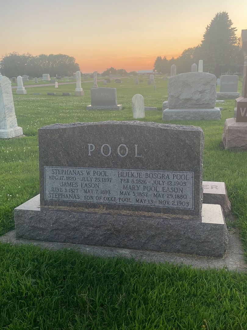 James Eason's grave. Photo 1