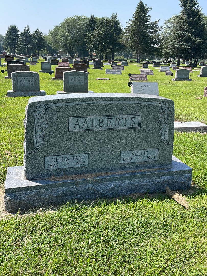 Christian Aalberts's grave. Photo 1
