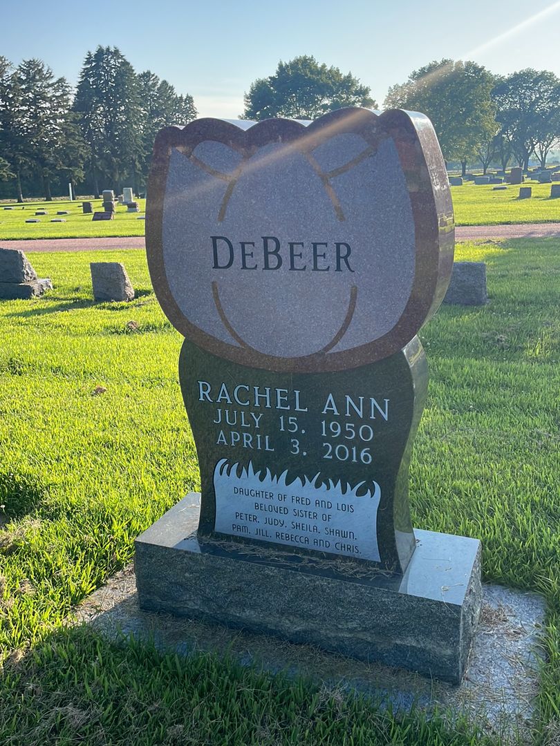 Rachel Ann De Beer's grave. Photo 1