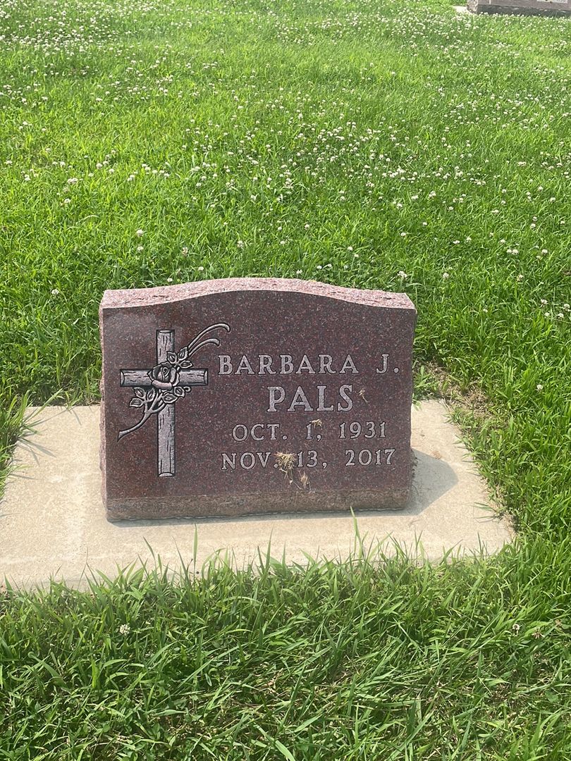 Barbara J. Pals's grave. Photo 1